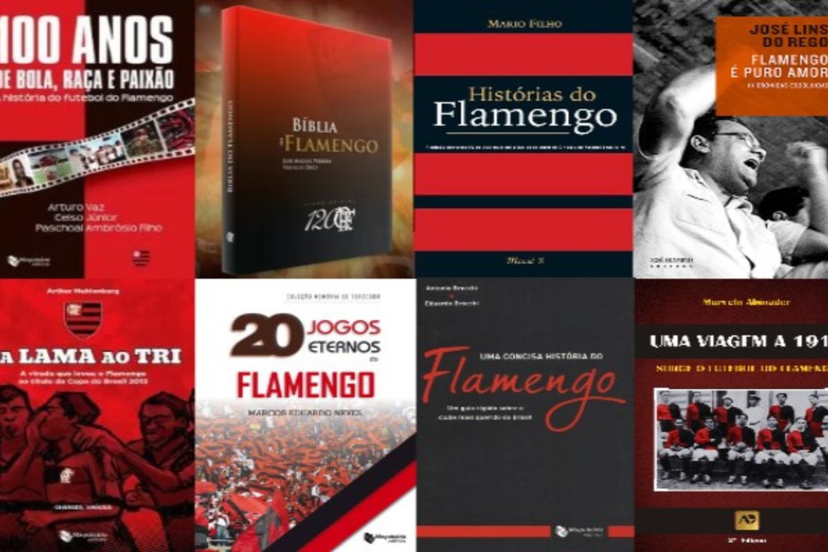 HORA DA LEITURA RUBRO-NEGRA! CONHEÇA OS LIVROS OBRIGATÓRIOS QUE TODO TORCEDOR DO FLAMENGO DEVERIA LER